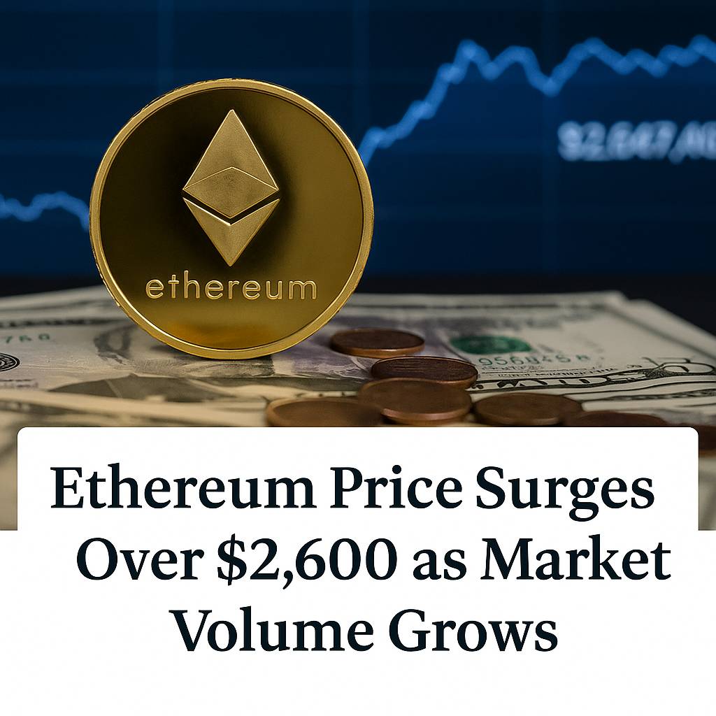 Ethereum Price Surges Past $2,600 as ETH Volume and Investor Interest Soar